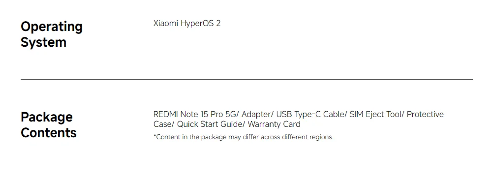 Xiaomi Redmi Note 15 Pro 5g Mediatek Dimensity 7400-Ultra 6.83" Amoled Display 6580 Mah Battery 120Hz 200Mp Ois Camera Original