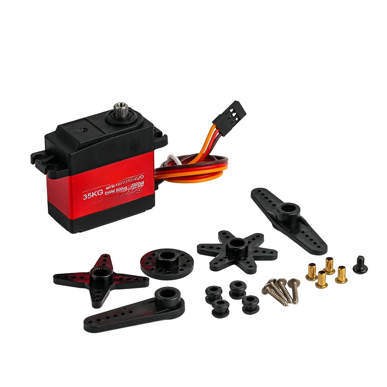 RCmall 35KG TD-8135MG servo numérique étanche haute tension pour voiture RC servo 360 degrés