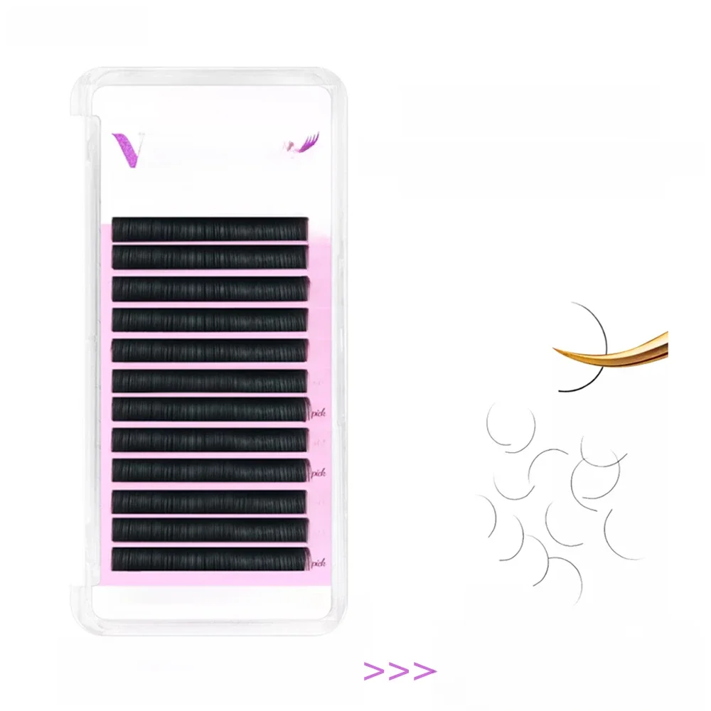Veyes Inc Indywidualne przedłużanie rzęs Faux Mink Lashes C D CC DD Curl Veyelash Professionals Soft Natural Lash Bulk Wholesale — zdjęcie 2