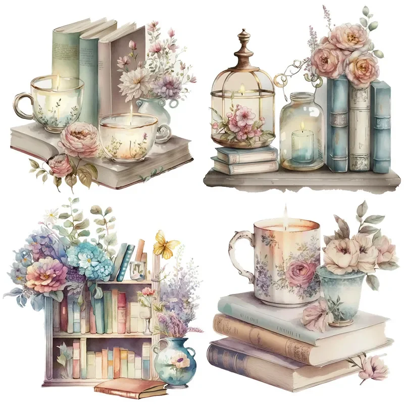 12 sztuk/paczka czytanie książek naklejki DIY Craft Scrapbooking Album śmieci dziennik dekoracyjne naklejki — zdjęcie 2