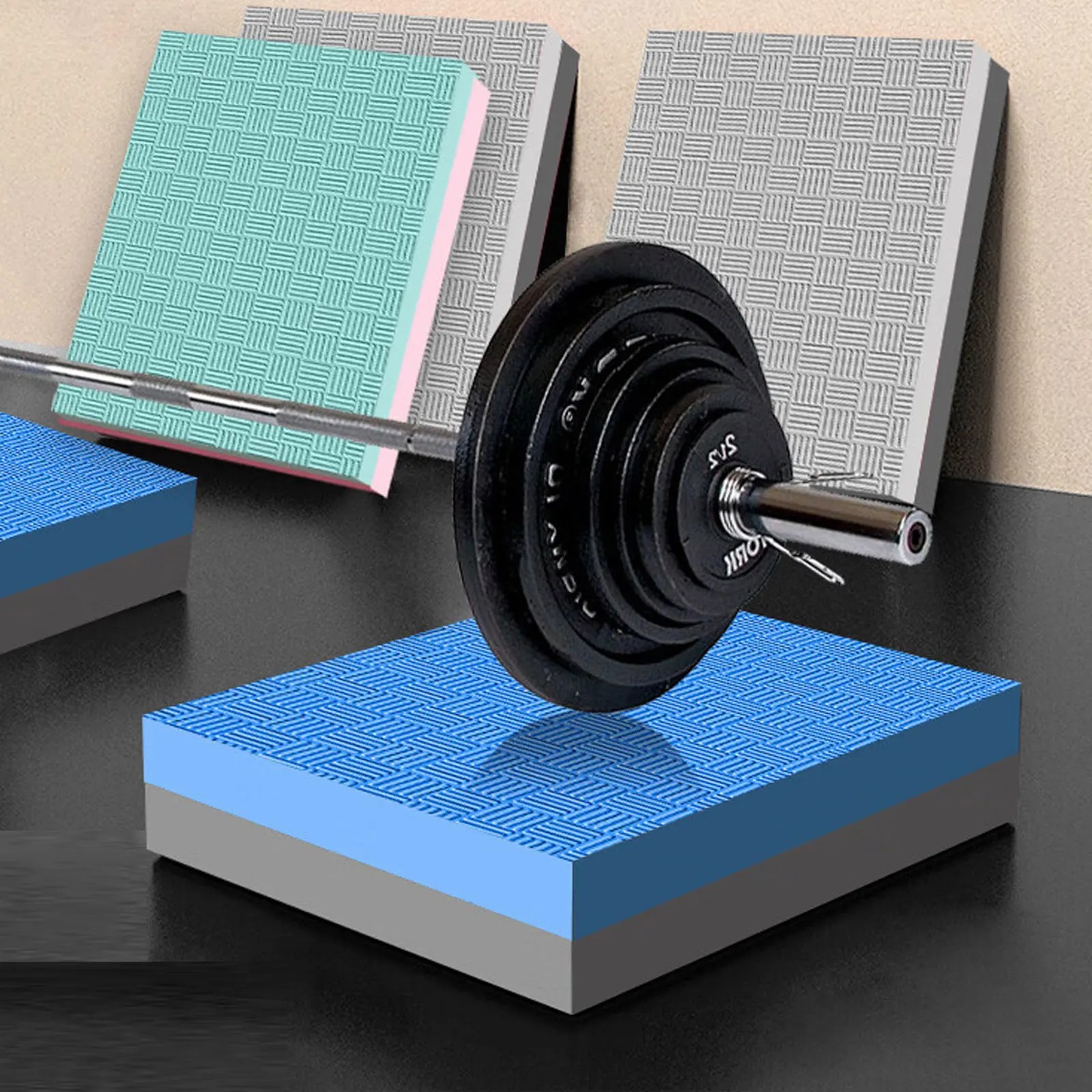 

2 шт. противоударные нескользящие шумопоглощающие подушечки для поднятия становой тяги для домашнего спортзала и клубных тренировок