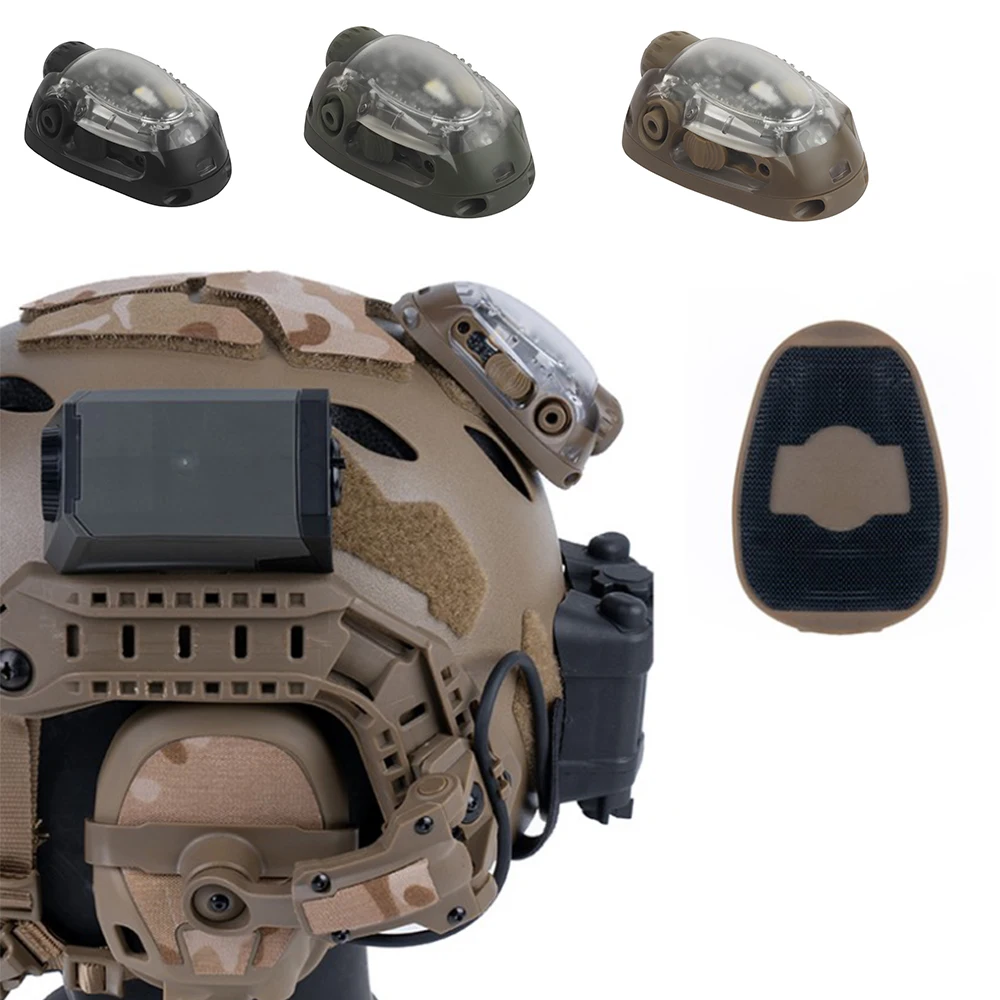 

Tactical Helmet Light Infrared Military Airborne Survival Light Outdoor Camping Flash and Magic, Tape Fast Helmet Rescue Light