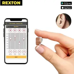 Rexton inox 5A hearing aid cic itc 8-channel digital mobile phone APP program is suitable for patients with mild to severe heari