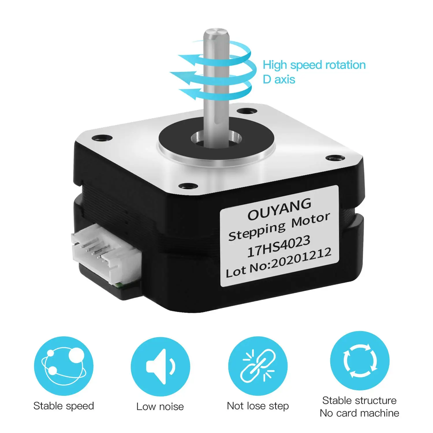 Singasong Nema17 17HS4023 für Titan Extruder 4-blei Nema 17 22mm 42 Motor 0,7 A 12V 14N.cm 3D Drucker Motor Für 3D Drucker Teile