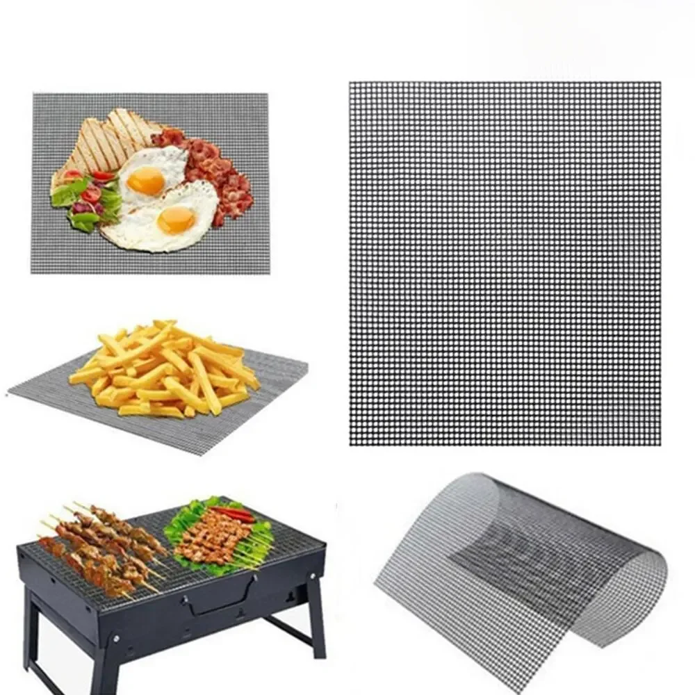 JJYY – filet de cuisson pour barbecue en plein air, tapis de grille antiadhésif résistant aux hautes températures