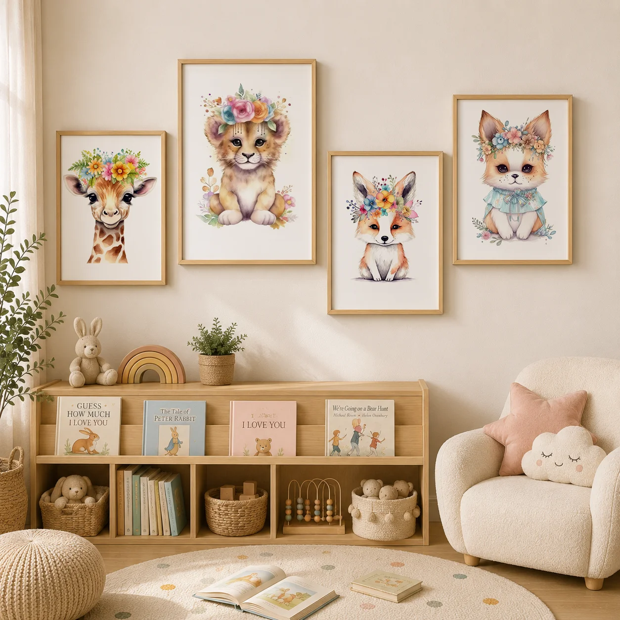 Décoration murale animale pour - Baby Nursery Plants avis et prix