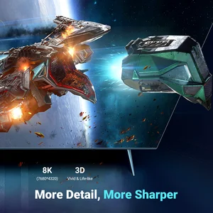 UGREEN-Cabos de Vídeo Compatível com HDMI, Divisor para TV, Xiaomi Box, Switcher, 3D, HDCP, Computador, Laptops, Displays de Cabo, 8K, 60Hz 8 principais vendas xiaomi 1c monitor vesa adapter - №4