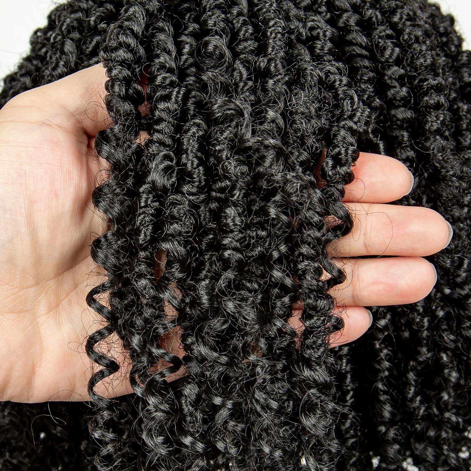 14 Zoll synthetische Box geflochtene Perücke 9x6 Spitze vorne farbige Leidenschaft Twists Perücken lockige Enden kurze Twist Flecht Perücke für Frauen