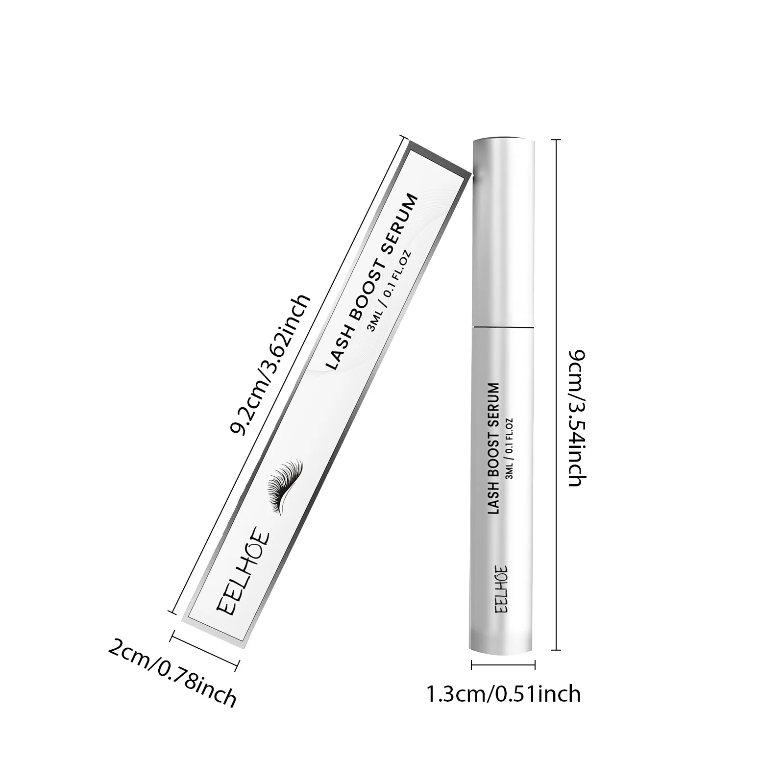 Eelhoe 3ml Wimperverlenging Serum Verlenging Wimpergroei Enhancer Diepe Voeden Natuurlijke Schoonheid Wimper Voller Dikkere Serum