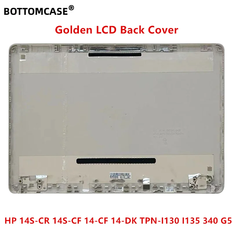 BOTTOMCASE-funda trasera para HP 14S-CR 14S-CF 14-CF 14-DK TPN-I130 I135 95% G5 LCD, color dorado, L24466-001, novedad de 340