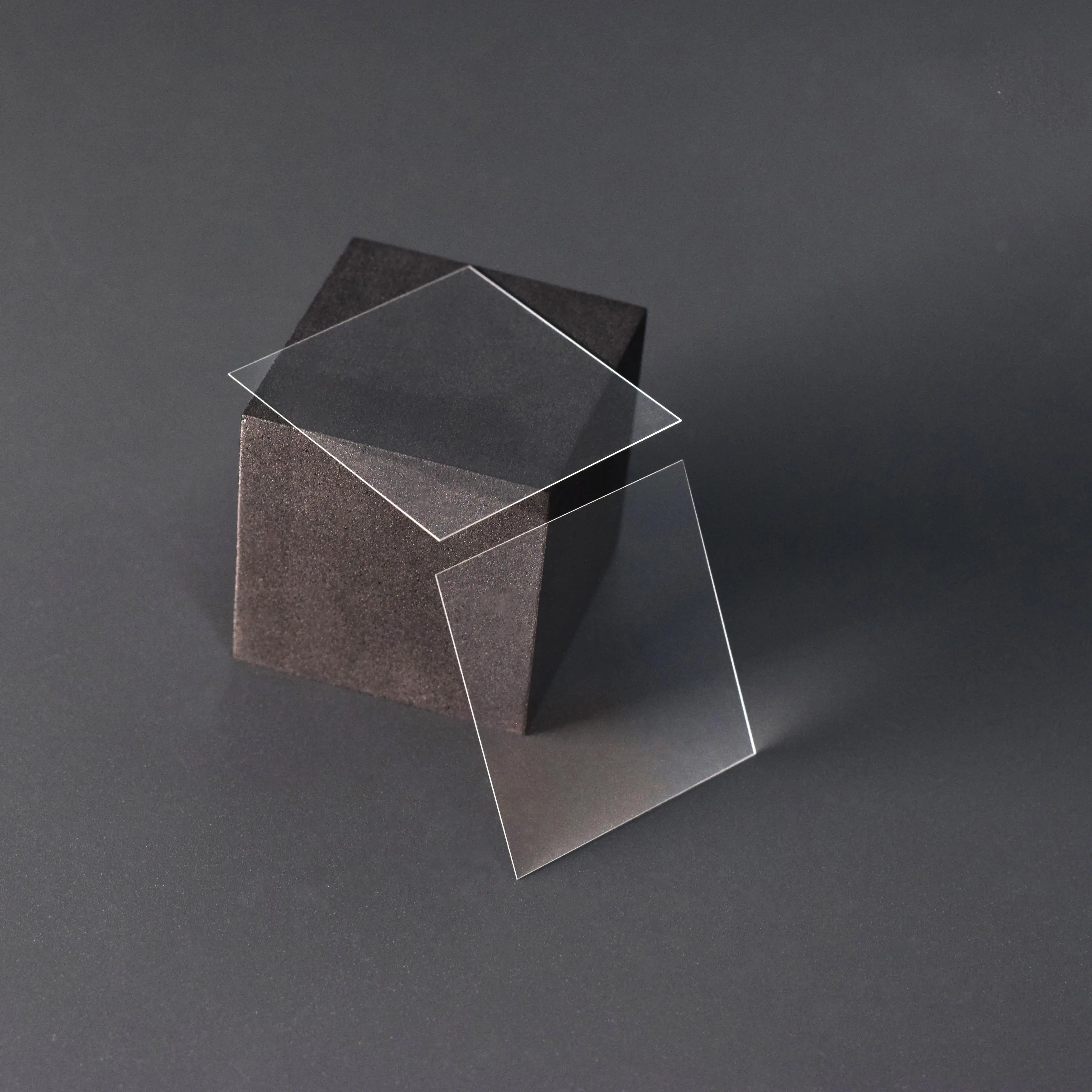 100x100 مللي متر زجاج طلاء مضاد للانعكاس 98% نفاذية الضوء العالية المضادة للانعكاس AR الزجاج #5