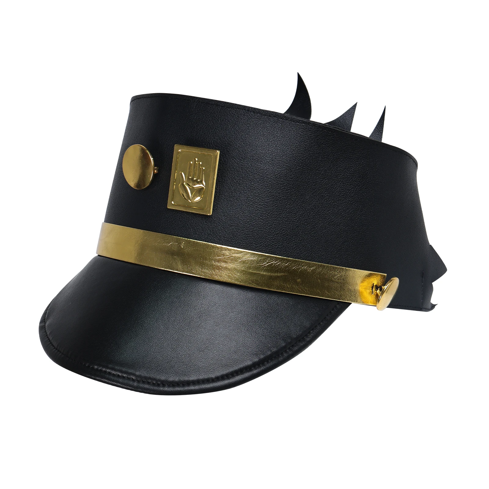 空条承太郎 コスプレ衣装 ジョジョの奇妙な冒険 スターダストクルセイダース メンズ 黒革トレンチコート 衣装