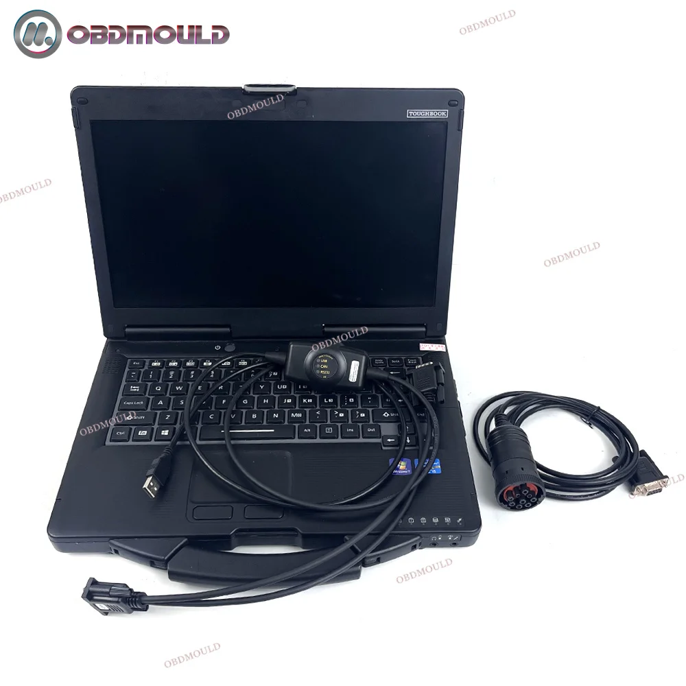 

Ноутбук CF53 + для Liebherr canfox, новейший программный комплект TRUCK DIAGNOSTIC LIEBHERR DIAGNOSTIC (CANFOX) DB9 к 9-контактному кабелю Deutsch