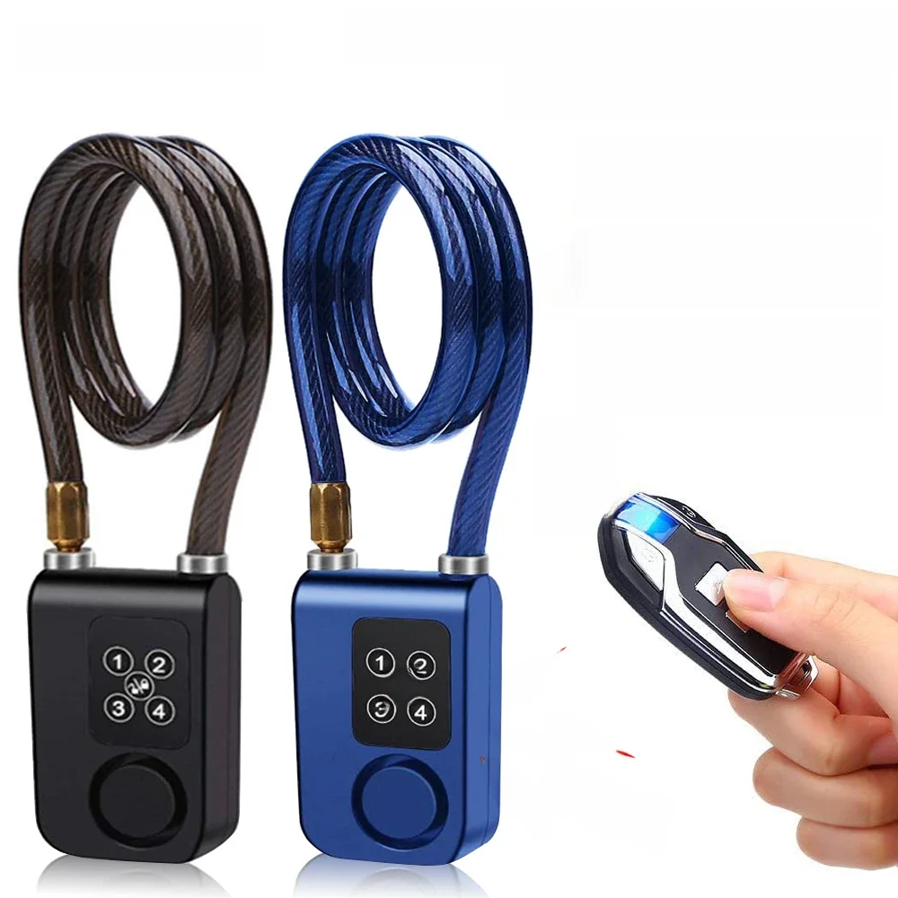 AliExpress awapow Awapow Bike Alarm Code Lock Remote Control Bicycle Alarm 110dB Anti-Theft Security Cycling Motorcycle 4-Digit Password Lock