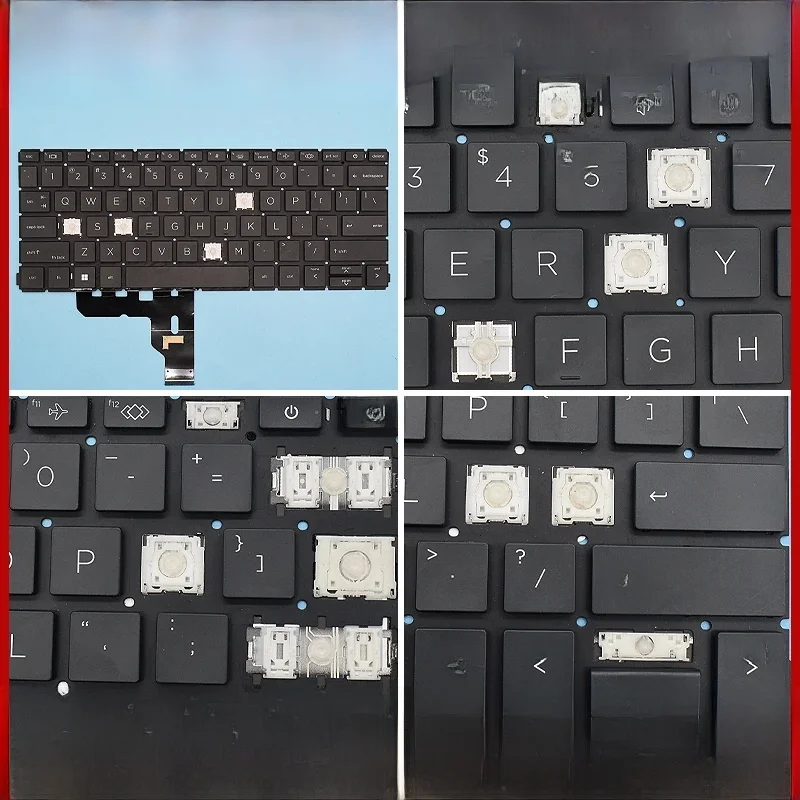 Zamienniki klawiszy z mechanizmem nożycowym do HP EliteBook 840 G8 745 845 G7, nakładki na klawisze, brelok do klawiatury — zdjęcie produktu 7