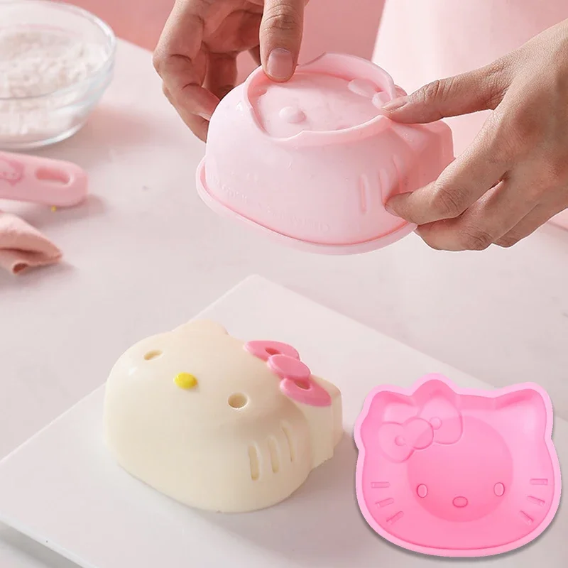 Nette Rosa Katze Silikon Kuchen Form Gebäck Brot Schokolade, Der Form Cartoon DIY Kuchen Dekor