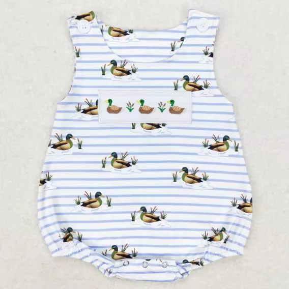 Vendita calda neonato pagliaccetti cervo anatra camo pagliaccetti manica corta boutique bambino ragazzi pagliaccetti fratelli ragazze bolle nuovo