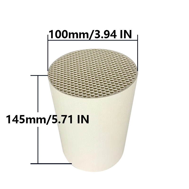 1PCS 100*140mm Keramische Warmtewisselaar Kern Honingraat Keramische Warmteopslag Kern Hoogwaardige Warmtewisselaars - afbeelding 1