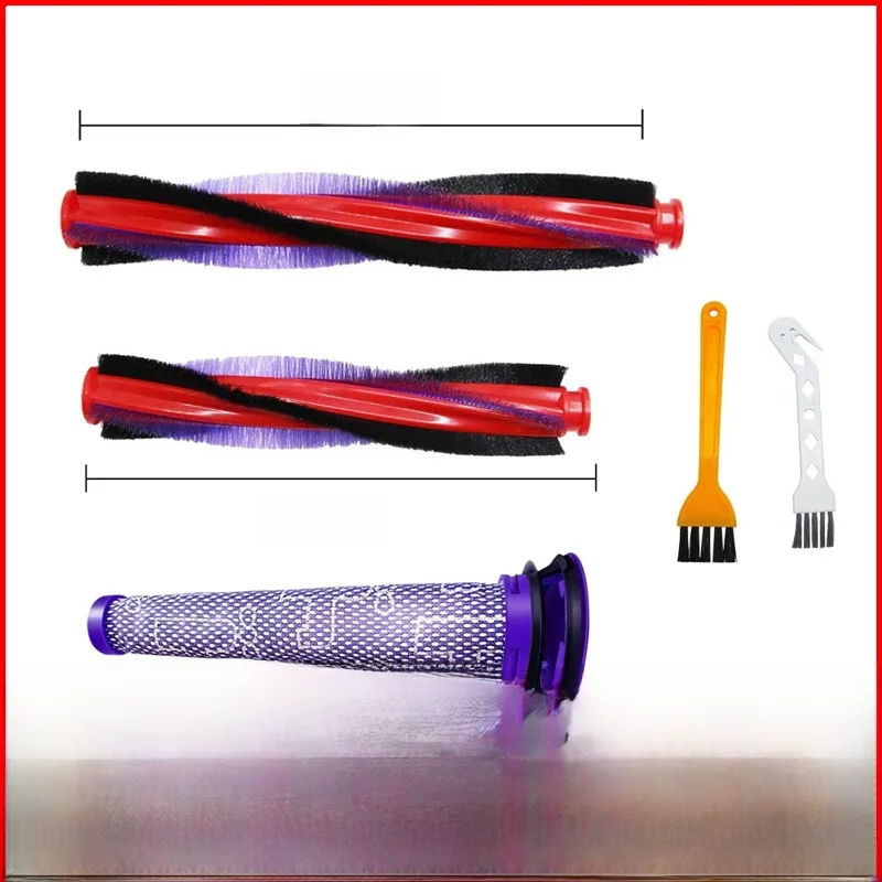 Dyson V6 Animal moelleux DC59 DC62 SV03 SV073 aspirateur sans fil rouleau de poils brosse barre pré-filtre pièces de rechange