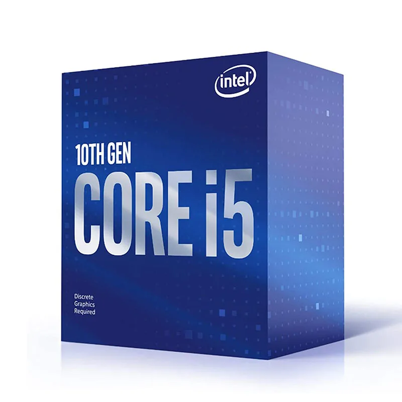 Processador CPU Intel-Core i5 10400F, 6 núcleos, 12 segmentos, 65W, LGA1200, selado e com refrigerador, novo, 10400F, 2,9 GHz