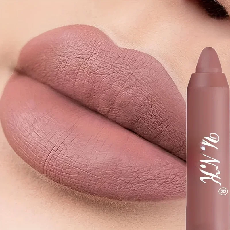 Nude Series Velvet Matte Lipstick Pencil Waterproof Long Lasting Red Lip Stick Non-Stick Cup Makeup Lip Tint Pen Kosmetyczny makijaż — zdjęcie 2