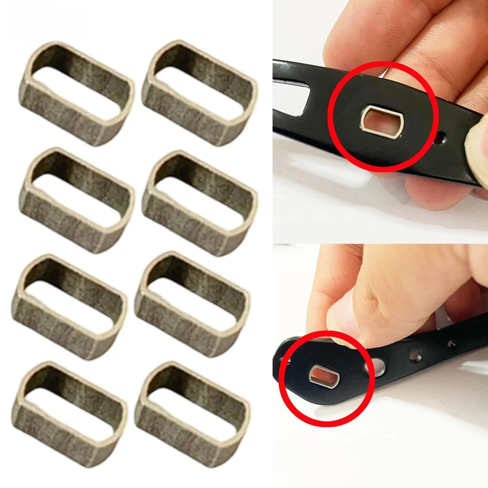 Adaptateur de poignée de moulinet de pêche, 8 pièces, 8x5 7x4, accessoires à bascule, manchon de Conversion, accessoires de matériel de pêche à la carpe