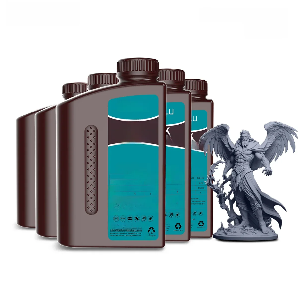 SUNLU 405nm Żywica 3D UV Standard/14K Standard/ Standard Plus Żywica Niski zapach Wysoka precyzja do szybkiego fotopolimeru LCD UV — zdjęcie produktu 7