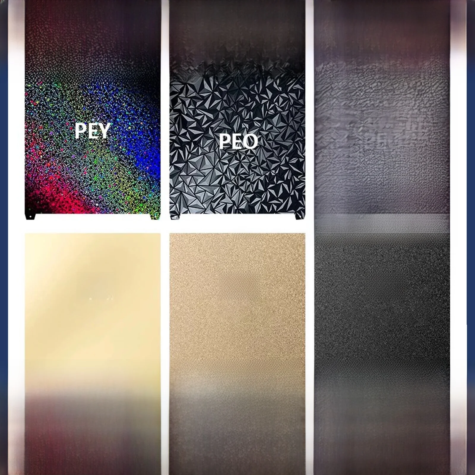 K2 Plus Podwójnie teksturowana gładka płyta montażowa PEO PET PEY PEI do Creality K2 Plus Płyta montażowa ze stali sprężynowej 370x370mm Wysoka temperatura — zdjęcie produktu 7
