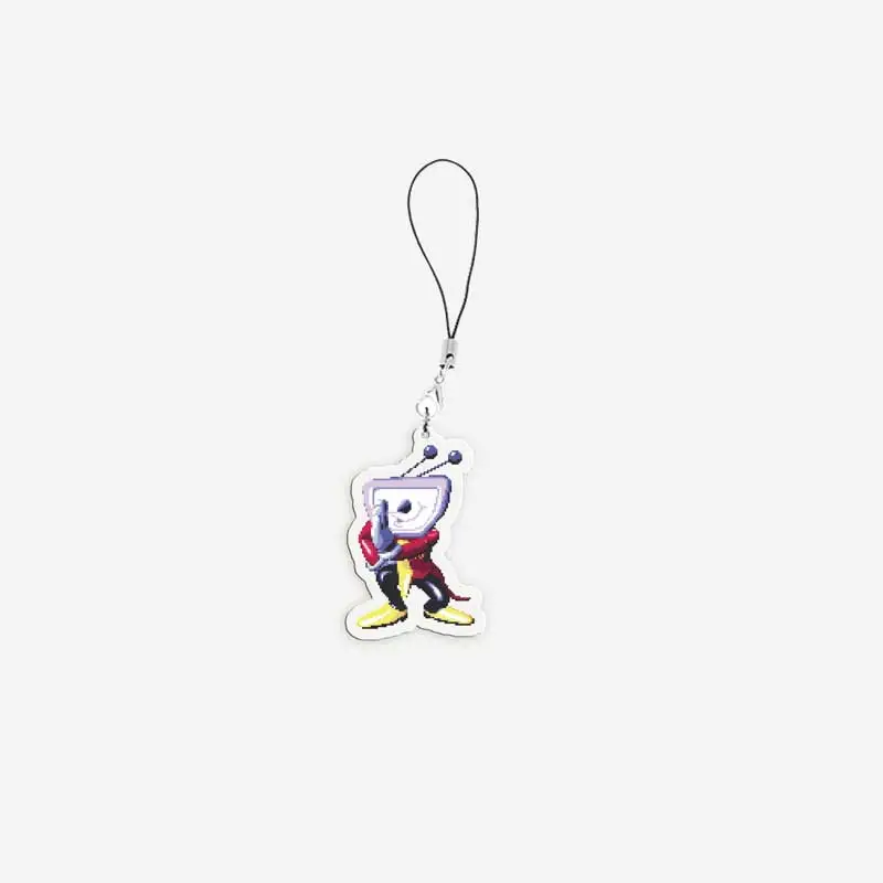 لعبة شعبية Deltarune Spamton Susie Ralsei سلسلة هواتف محمولة Noelle Tenna Spamton Keyrings هاتف محمول قلادة الهدايا #2