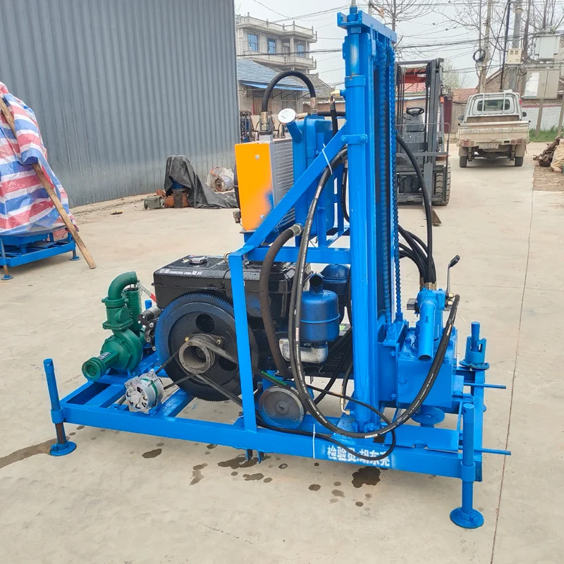 

Water Well drilling rig With Diesel Engine Underground Borehole drilling rig For Water Well