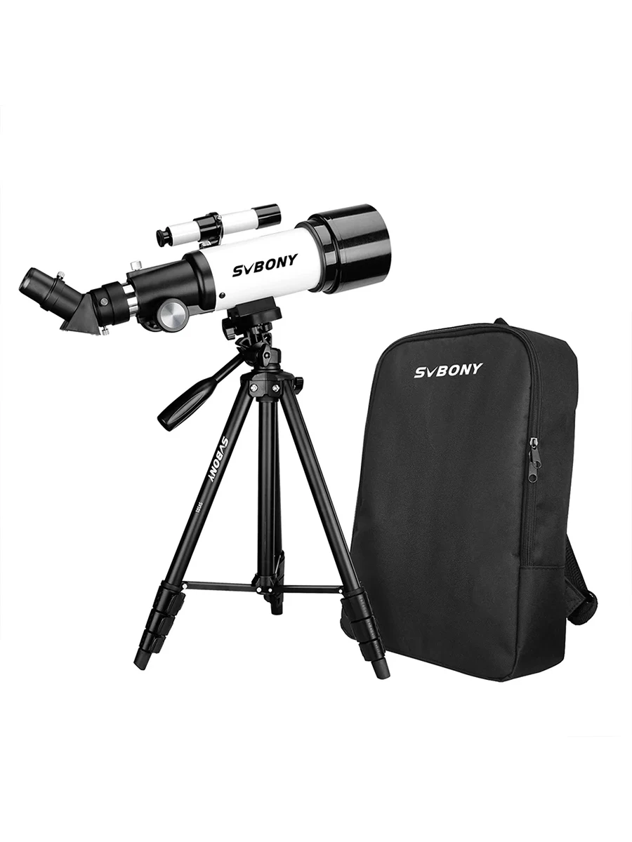 SVBONY SV501P 60mm/70mm Set Astronomical Telescope, Gift for Beginners and Kids, 400 Focal Length, for Planetary and Moon