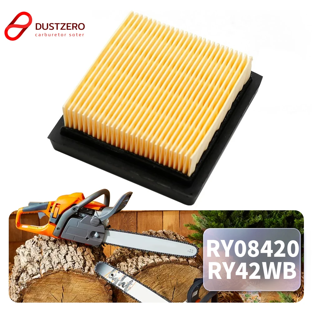 Air Filter Replacement for Ryobi RY08420 RY08420A Backpack Blower Replace 900777005 308054093 308054079 Durable Engine Parts