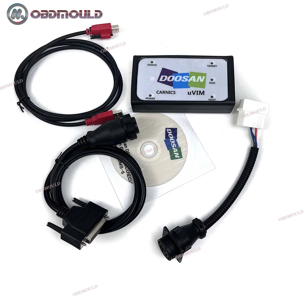 for Doosan UVM DMS-5 Excavator Forklift Engine Fault Detection DDT CARNICS SCR DPF DCUECUG2 Diagnostic Tool+CF C2 Laptop - view 5