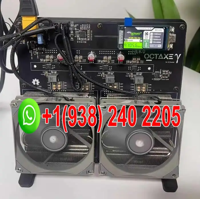 

Buy 5 get 3 free Bitaxe NerdOCTaxe 9.6Th/s 160W Bitcoin Solo Miner