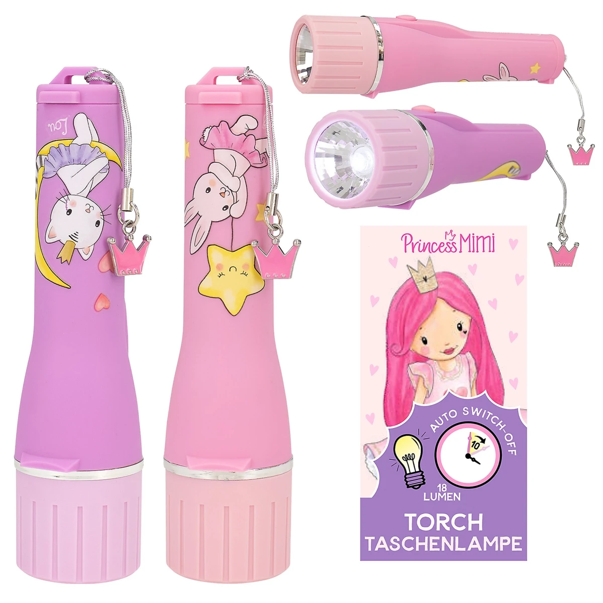 Top Model-Princess Mimi timer Lantern (sent 1 randomly), 0012059, original, boys, girls, shop, official license, original, original gifts, novelties, school supplies.