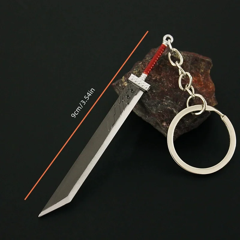 Final Fantasy Mini Sabre Small Model Toys Keychain Pendant
