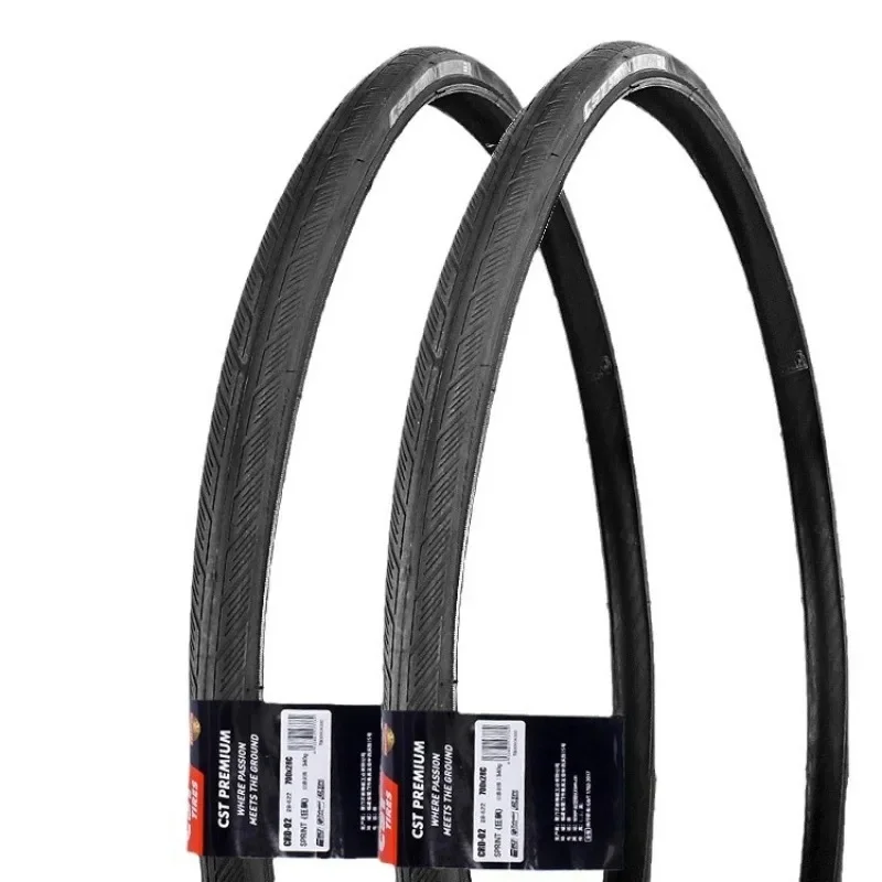 AliExpress CST bicycle tire 700x25c 28c non-slip wear-resistant road car steel wire training racing tire CRD-02