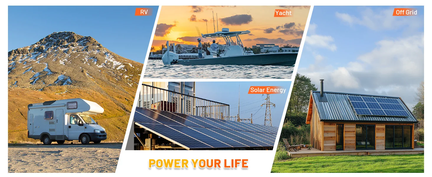 Humsienk 12V 314Ah LiFePO4 Lithium-Batterie 200A BMS 15000 Zyklen für Off-Grid/RV/Camping/Marine/Energiespeicher/5 Jahre Garantie/UL 1973 – Detail 7
