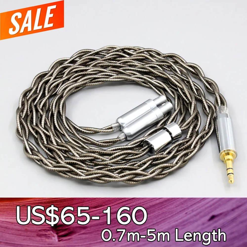 

99% Pure Silver Palladium + Graphene Gold Earphone Shielding Cable For Sennheiser HD800 HD800s HD820s HD820 Dharma D1000 LN0082