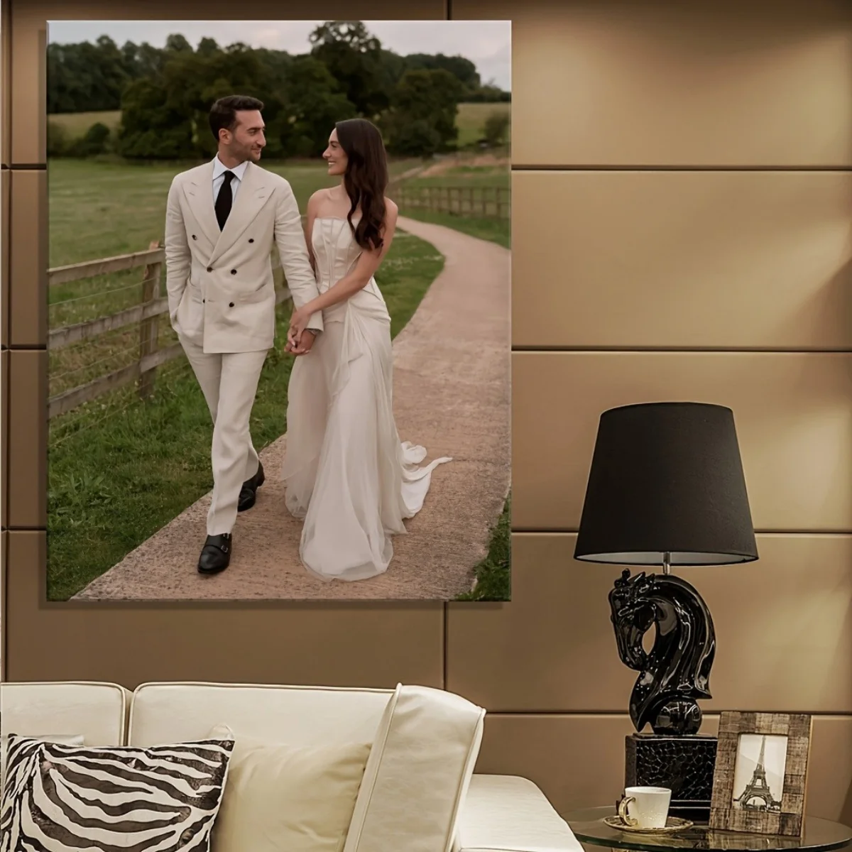 Personalized Canvas Poster – Custom Photo Wall Art; an Ideal Gift for Couples, Families, Pets, and Friends, Perfect for Weddings