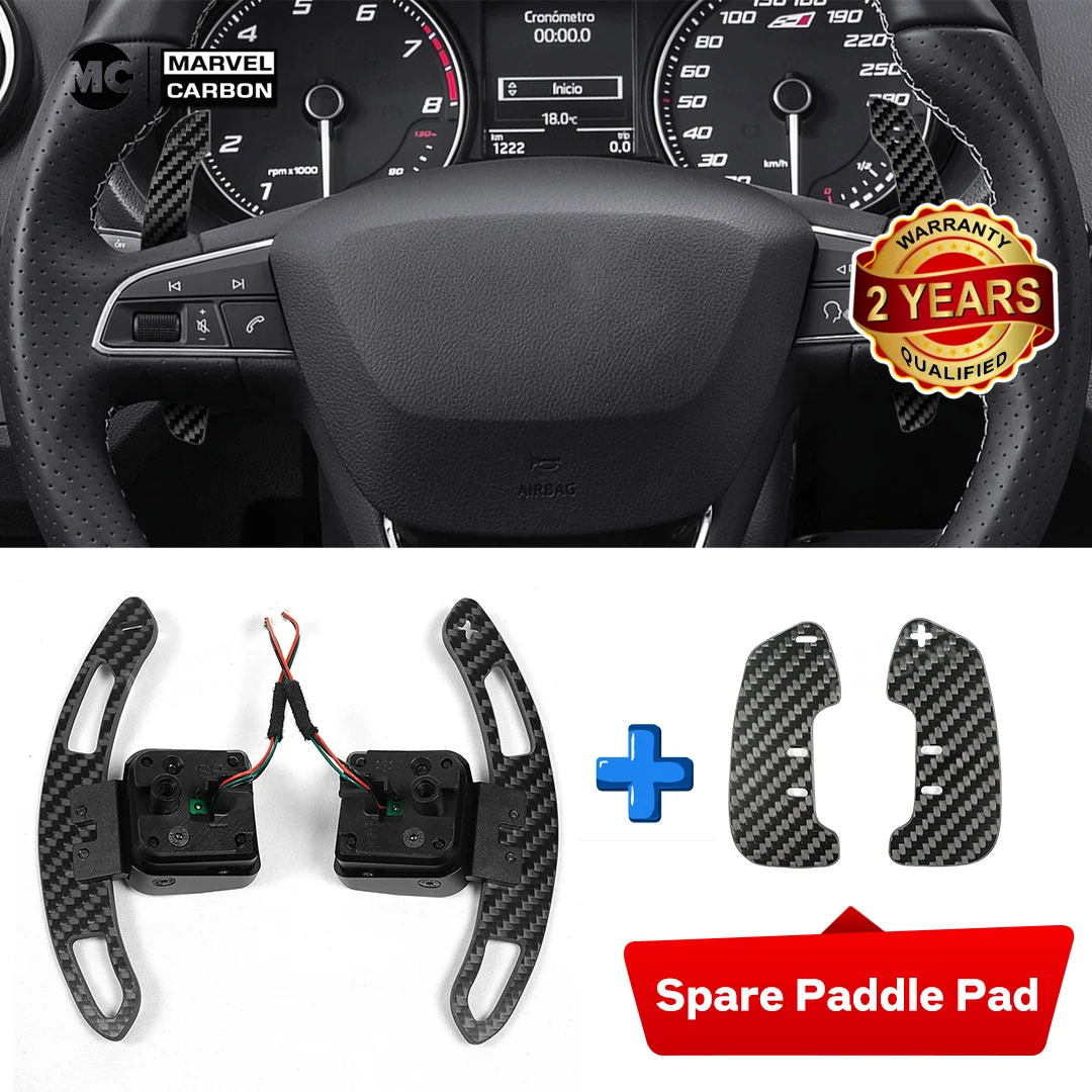 

Carbon Fiber Magnetic Steering Wheel Paddle Shifters For SEAT Cupra Leon Formentor