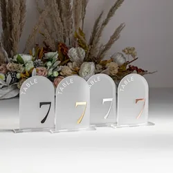 Frosted Acrylic Arch Table Numbers Frosted Acrylic Sign Arch Table Numbers Wedding Table Decor Wedding Signage For Wedding Decor
