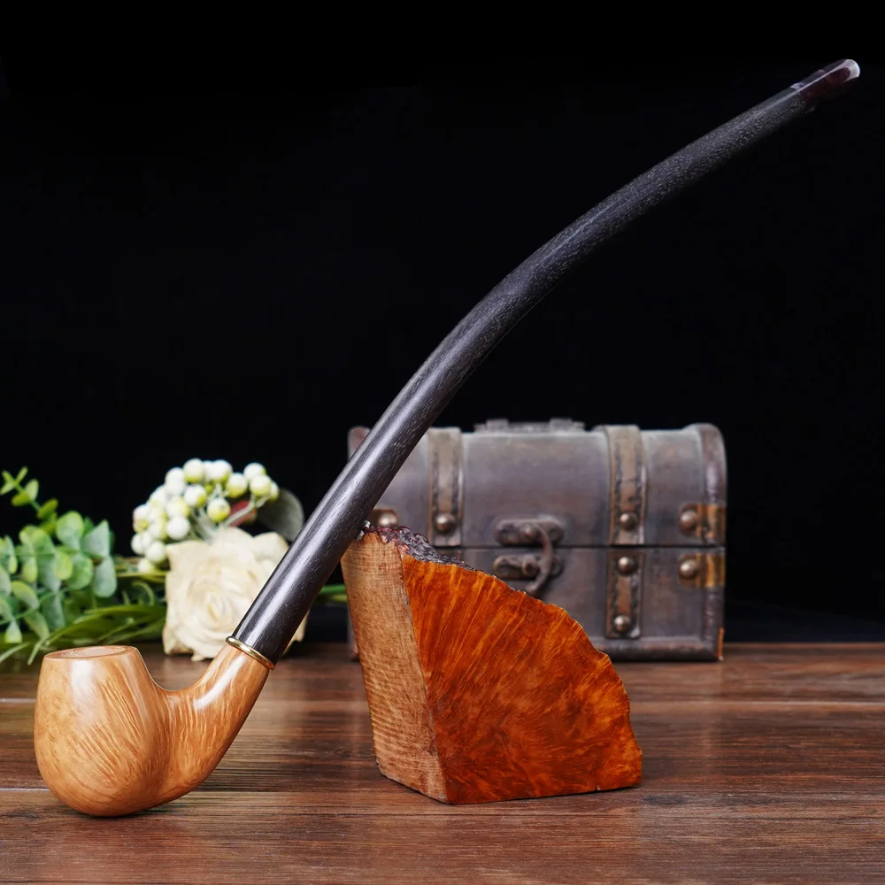 Handmade Custom Long Reading Pipe Multi Colour To Choose Cigarette holder Smoking Pipe With Accessory