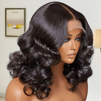 Mossily 16 20 Inch Bob Wigs 13x6 HD Lace Front Wigs Human Hair Body Wave 6x6 Glueless Wig Ready to Wear 250 Density For Women