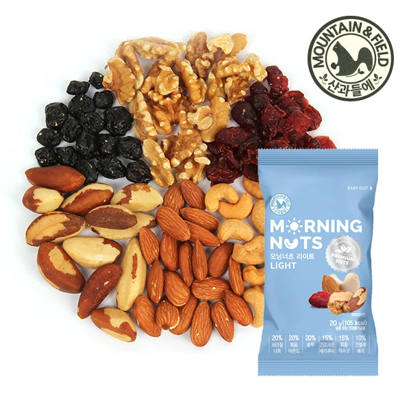 100 bags of morning nuts in mountains and field nuts a day