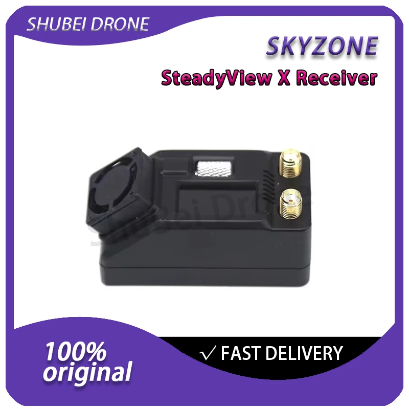 

SKYZONE SteadyView X 5.8G FPV Receiver Module 48CH IPS Screen V3.3 Fusion Technology with Ground Station Kit for SKY04X SKY04L