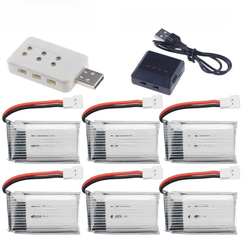3.7V 300mAh lipo batterij Voor E55 FQ777 FQ17W DFD F180 FY530 U816 U830 H107 X11C Batterij 20C 702030   Voor RC Quadcopter reserveonderdeel - afbeelding 2