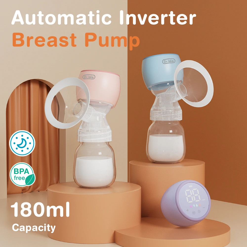 drisla-electric-breast-pump-usb-rechargeable-silent-portable-milk-extractor-automatic-milker-comfort-breastfeeding-bpa-free