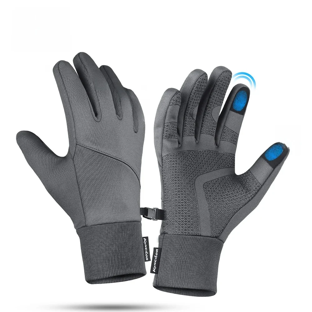 AliExpress Kyncilor Winter Motorcycle Riding Thermal Cycling Gloves Bicycle Warm Touchscreen Full Finger Gloves Waterproof Outdoor Skiing For Men