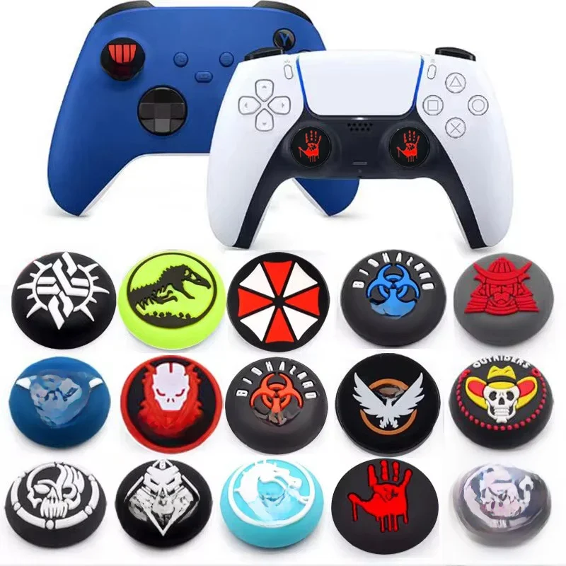 Capuchon de poignée de bâton de pouce, housse de Joystick pour Sony Dualshock 5/4/3 PS5 PS4 PS3 Slim Xbox 360 NS Switch Pro contrôleur